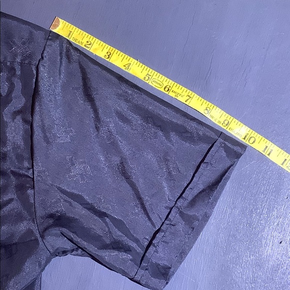 Wayne Scott | Men’s 1970s Short Sleeve Button Down Shirt | Size L 16-16.5 - Picture 6 of 6